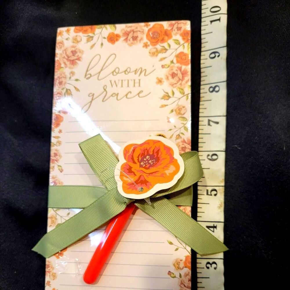 Bloom with grace notepad trending
